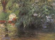 John Singer Sargent A Backwater Calcot Mill Near Reading oil painting reproduction